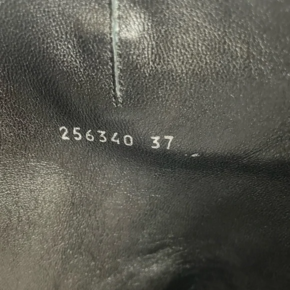 Gucci tall brown suede leather boots with classic web detail size 37 - Picture 11 of 15